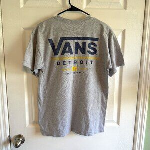 Vans Detroit Off The Wall Logo Short Sleeve Shirt Size Medium